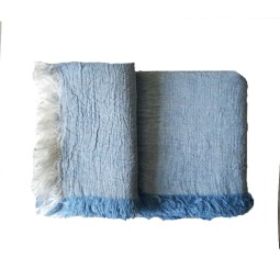 Throw Blanket Manufacturer - Super Soft Linen Cotton Tassel