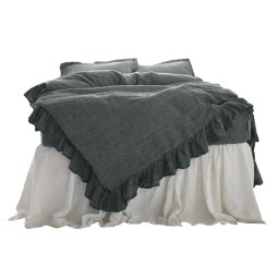 Linen Duvet Set Manufacturer - New Design Stone Washed