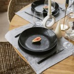 Cloth Napkins Manufacturer - Reusable Embroidered Peach