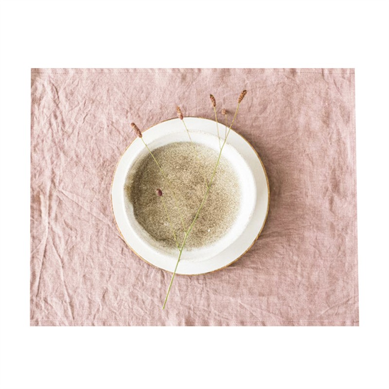 Cloth Napkins Manufacturer - Reusable Embroidered Peach