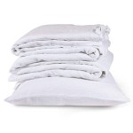 Linen Flat Sheet Manufacturer - White Washed Pure Hotel