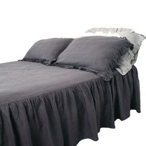 Linen Bed Skirt Manufacturer - European Flax Long Ruffles