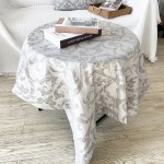 Round Tablecloth Factory - Custom Printing Rustic