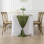 Table Runner Supplier - Hot Sell Sage Sheer
