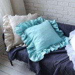Bolster Pillow Factory - Elegant Ruffled Linen French