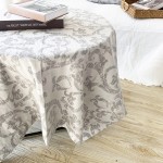 Round Tablecloth Factory - Custom Printing Rustic