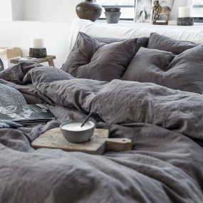 Linen Duvet Cover Supplier - Soft Pure French Stone