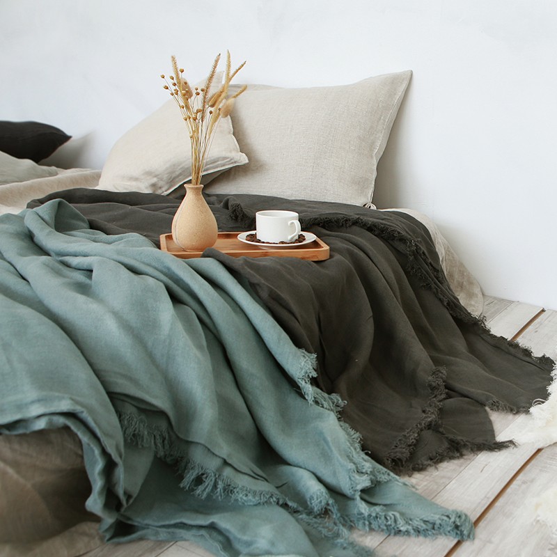 Baby Blanket Factory - Custom Print Belgian Linen Crochet