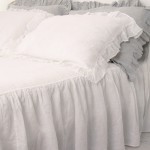 Linen Bed Skirt Manufacturer - European Flax Long Ruffles