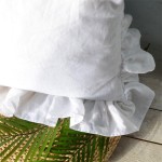 Bolster Pillow Factory - Elegant Ruffled Linen French