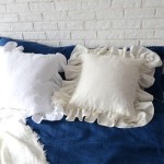 Bolster Pillow Factory - Elegant Ruffled Linen French