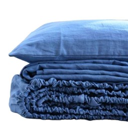 Linen Fitted Sheet Factory - High Quality Washed Pure