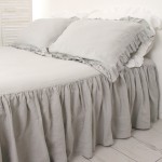 Linen Bed Skirt Manufacturer - European Flax Long Ruffles