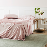 Bamboo Sheet Set Factory - Luxury Shiny Pink Sateen