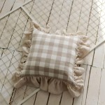 Bolster Pillow Factory - Elegant Ruffled Linen French