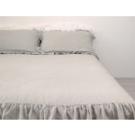 Linen Bed Skirt Manufacturer - European Flax Long Ruffles