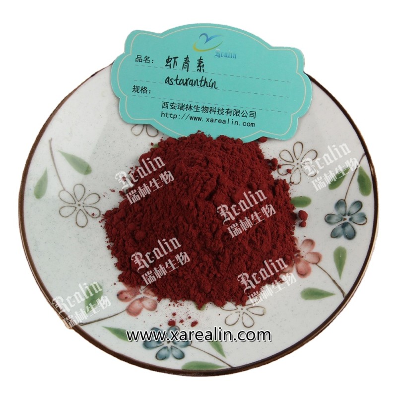 Pure Natural Cosmetic Astaxanthin Powder Haematococcus Pluvialis Extract 2% Astaxanthin