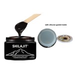 100%纯喜马拉雅黄腐酸Shilajit树脂草药提取物在瓶矿物质补充剂