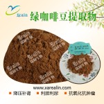 工厂直接供应减肥绿原酸50%优质100%纯绿咖啡豆提取物