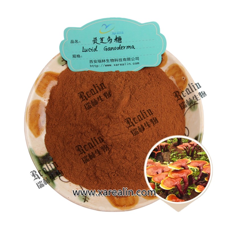 Supply Reishi Mushroom Extract/Ganoderma Lucidum Extract Powder 10%-30% Polysaccharide