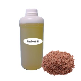 Wholesale Flaxseed Oil Food Grade Plant Cold Press Flax Seed Oil