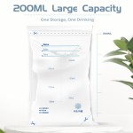 Breast Milk Bag Supplier - Double Zipper PET Material