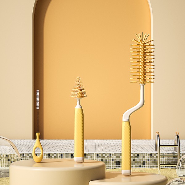 Manual Cleaner Manufacturer - Handheld Silicon Straw Brush