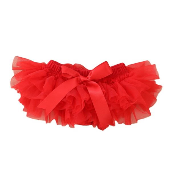 Christmas Bloomers Manufacturer - Red Tulle Ruffled
