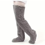 Thigh High Socks Supplier - Plush Fuzzy Leg