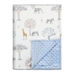 Minky Blanket Supplier - Rainbow Floral Dot