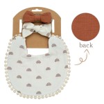 Double Gauze Bib Factory - Printed Bow Headband
