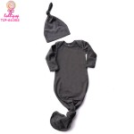 Knotted Gown Factory - Solid Black Fold