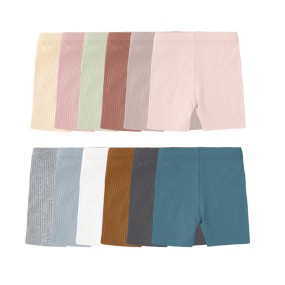 Ribbed Shorts Manufacturer - Organic Cotton Retro