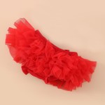 Christmas Bloomers Manufacturer - Red Tulle Ruffled