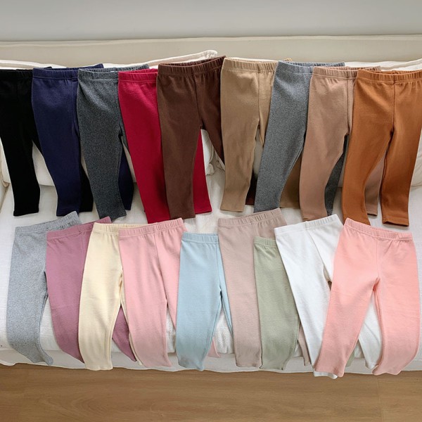 Kids Leggings Manufacturer - Cotton Basic Pull