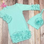 Blank Gown Manufacturer - Solid White Cotton