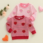 Valentine Sweatshirt Factory - Heart Embroidery Long