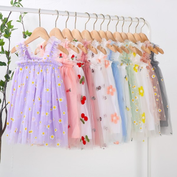 Summer Dress Manufacturer - Floral Embroidery Strap