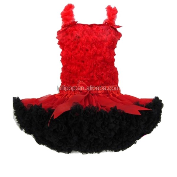 Chiffon Skirt Manufacturer - Red Black Petit