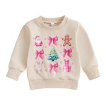 Christmas Sweatshirt Factory - Toddler Coquette Bow