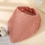 Triangle Bibs Supplier - Muslin Waffle Solid