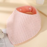 Triangle Bibs Supplier - Muslin Waffle Solid