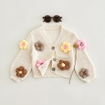 Boho Sweater Manufacturer - Embroidery Daisy Floral