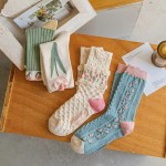Slouch Socks Manufacturer - Vintage Floral Pattern