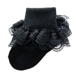 Eyelet Socks Manufacturer - Ruffle Lace Floral