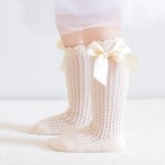 Mesh Socks Supplier - Knee High Bowknot