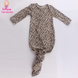 Knotted Gown Factory - Leopard Printed Cotton