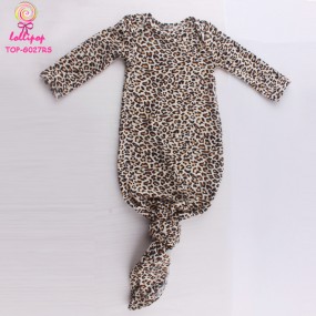 Knotted Gown Factory - Leopard Printed Cotton