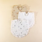 Drool Bibs Manufacturer - Cotton Ruffle Muslin