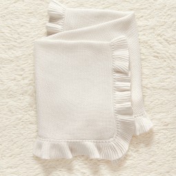 Infant Blanket Manufacturer - Ruffled Knitted Wool